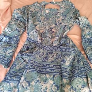 *sold* Free People long sleeve mini dress